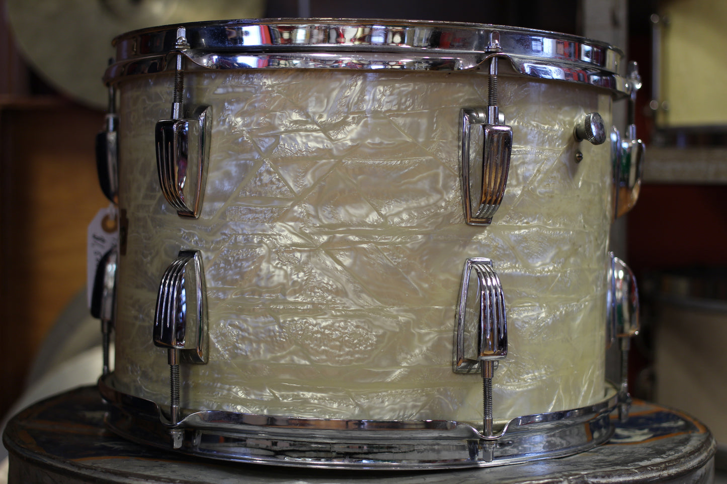 1950's WFL Super Classic in White Marine Pearl 14x22 16x16 9x13