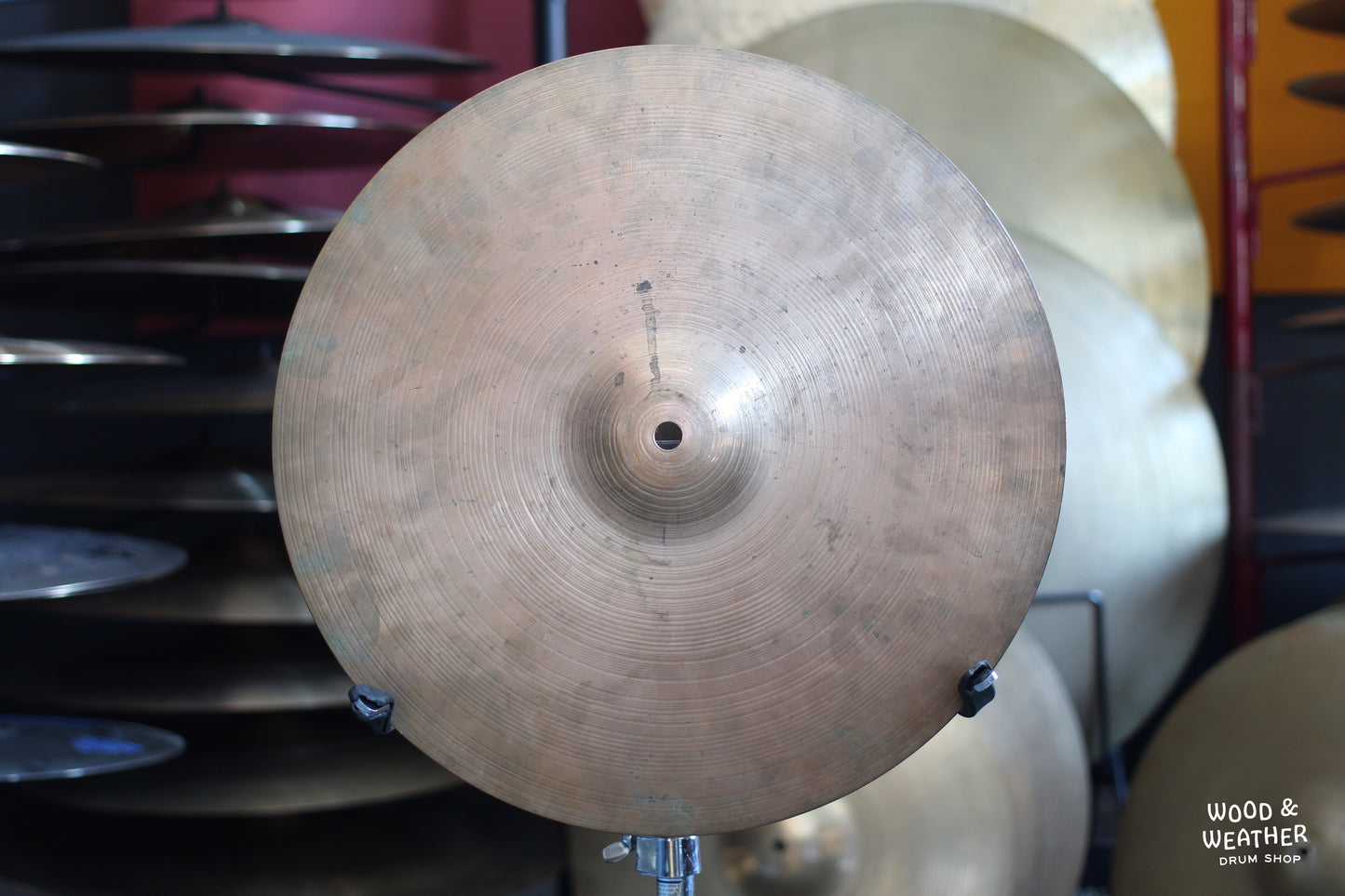 1978 Paiste 2002 15" Bottom Hi-Hat Cymbal 1270g