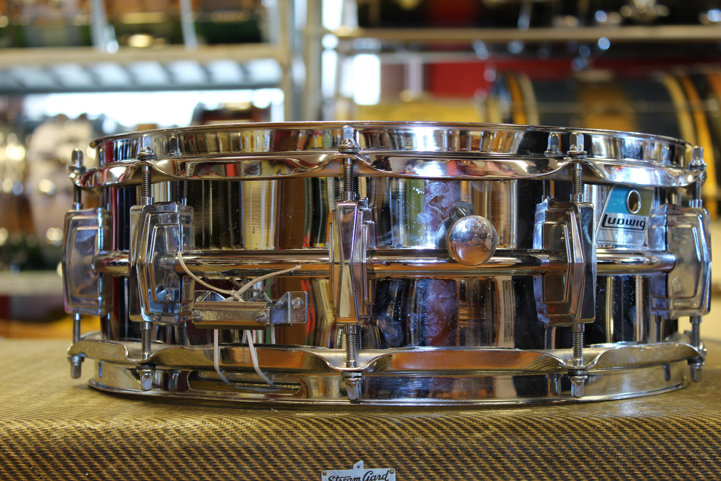 1980's Ludwig LM400 5"x14" Supraphonic Snare Drum Serial #3002870