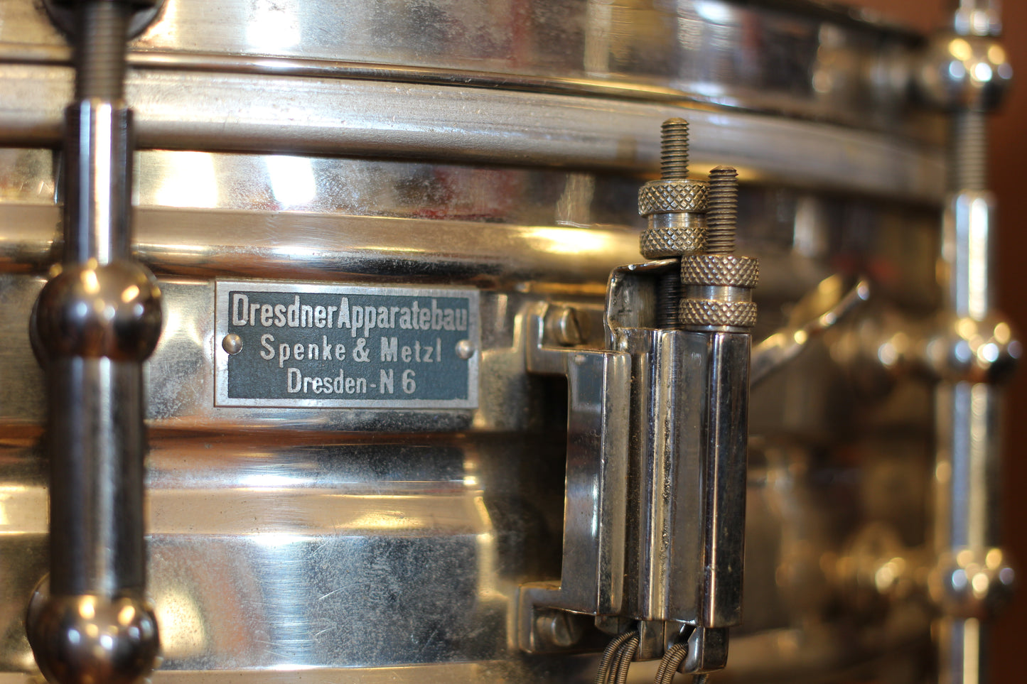 1930's Dresdner Apparatebau 'Spenke & Metzl' N6 Snare Drum 5"x14"