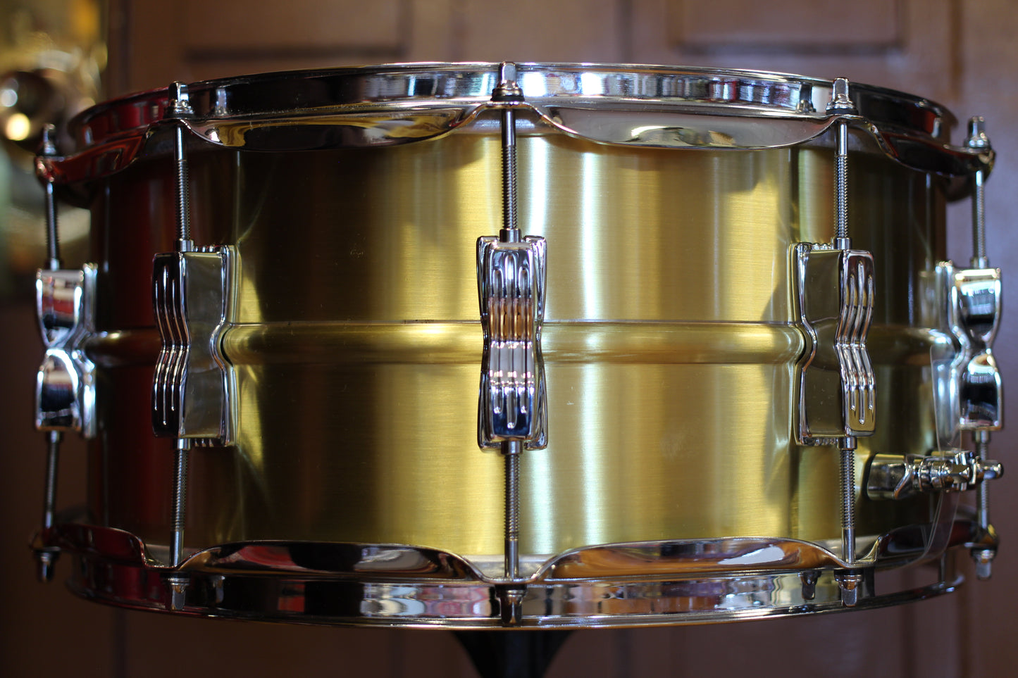 2021 Ludwig Acro Brass Snare Drum 6.5"x14" in Brushed Brass