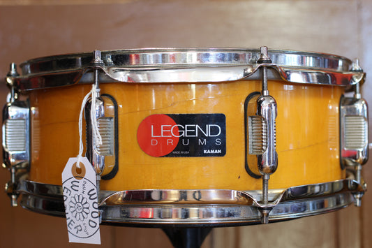 1990's Legend 5"x13" Snare Drum in Natural Maple
