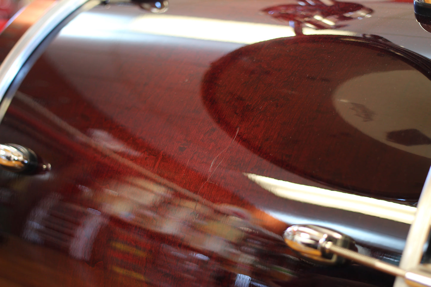 Gretsch Catalina Maple in Deep Cherry Burst 18x22 16x16 8x12 5.5x14