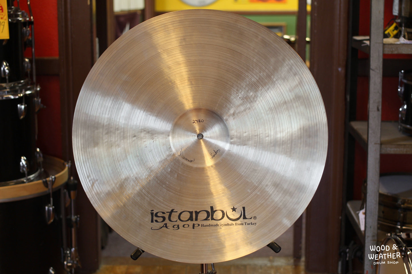 Used Istanbul Agop 22" Mel Lewis Ride Cymbal 2480g