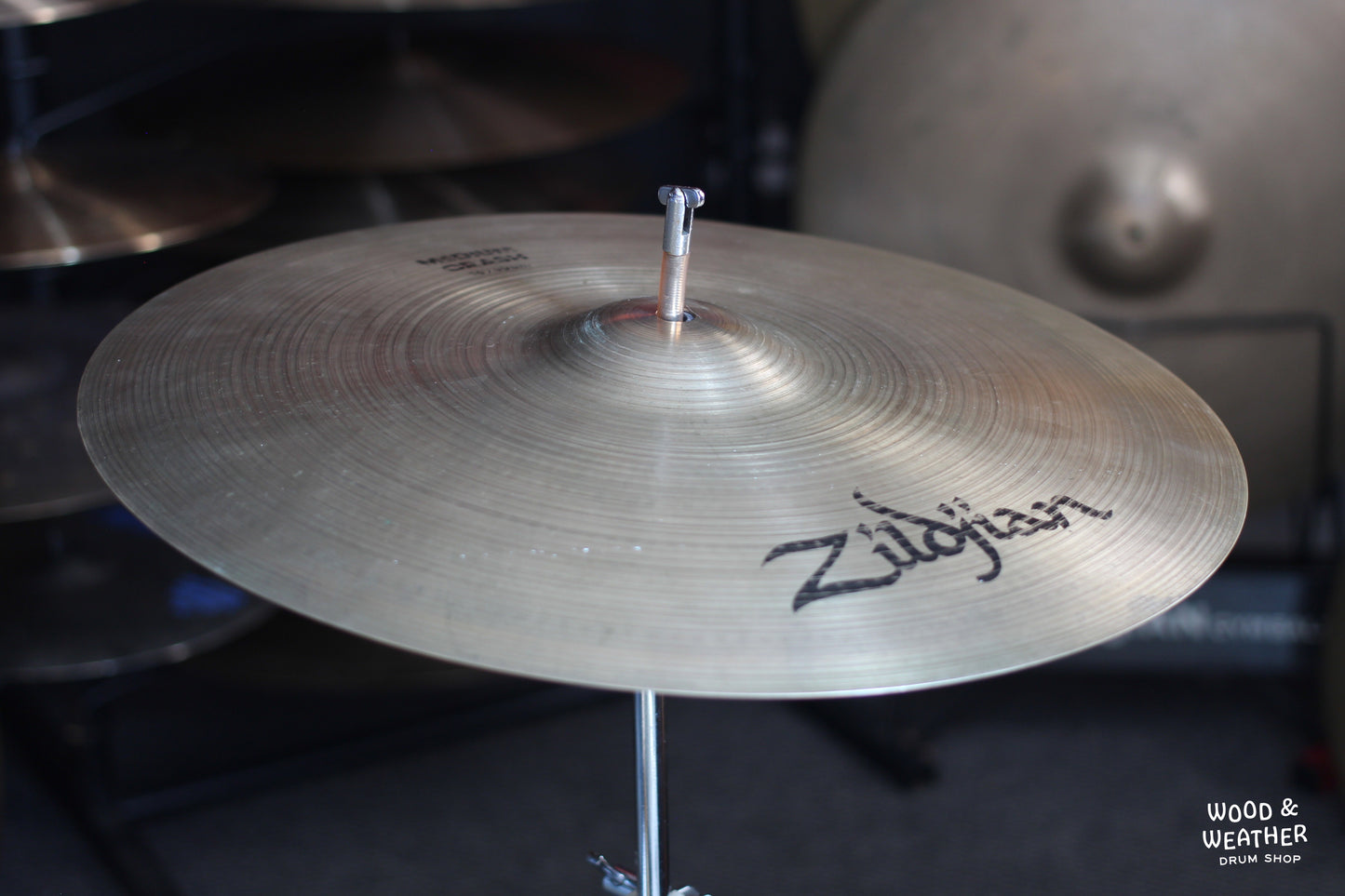 1980s A. Zildjian 16" "CO. Stamp" Medium Crash Cymbal 1190g