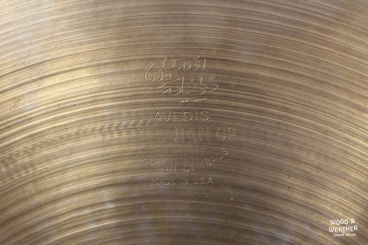 1950s A. Zildjian 20" "Large Stamp" Ride Cymbal 2243g