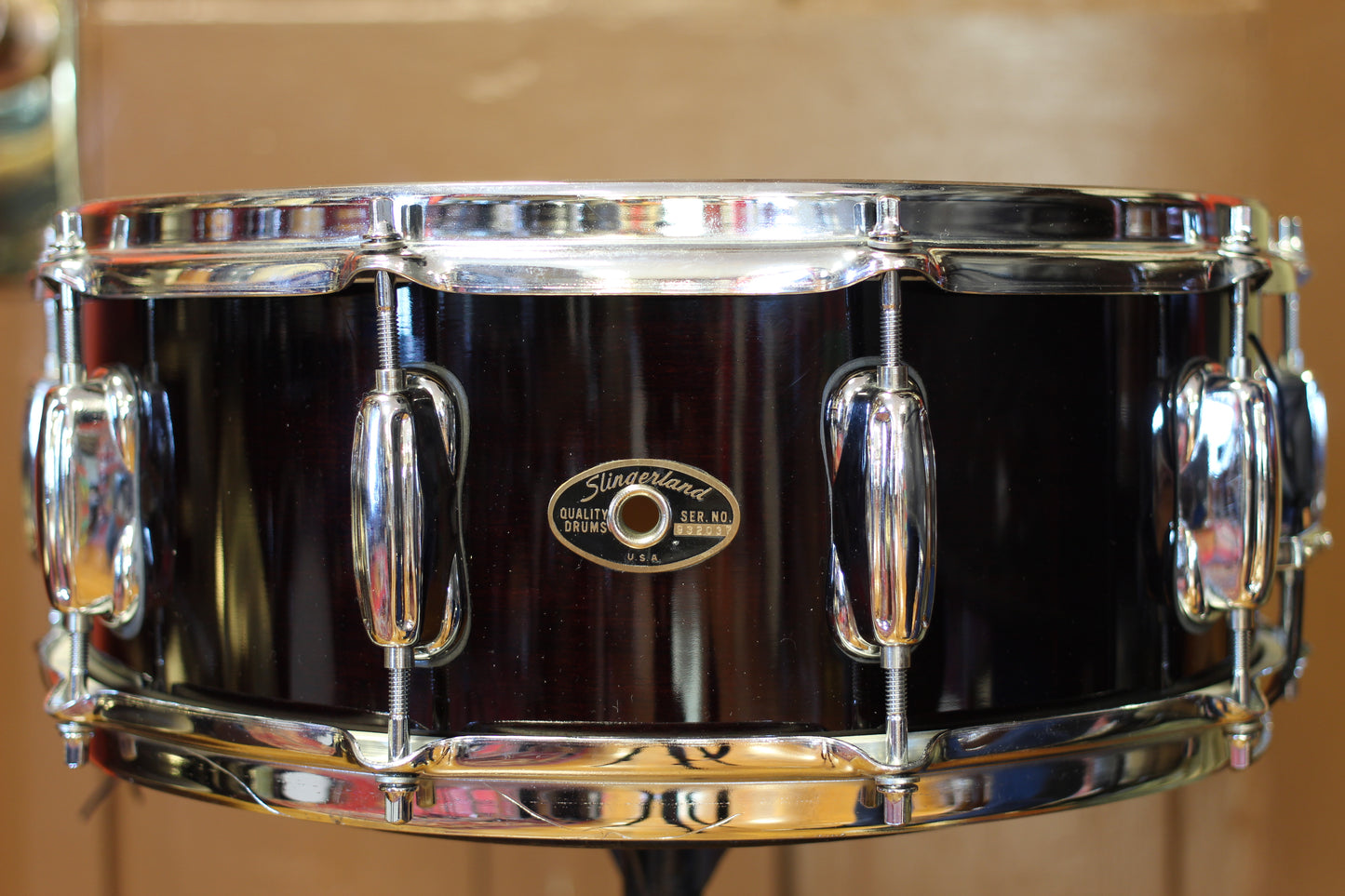 1990's Slingerland Artist Custom in Mahogany 14x20 14x14 5.5x14 8x12 8x10