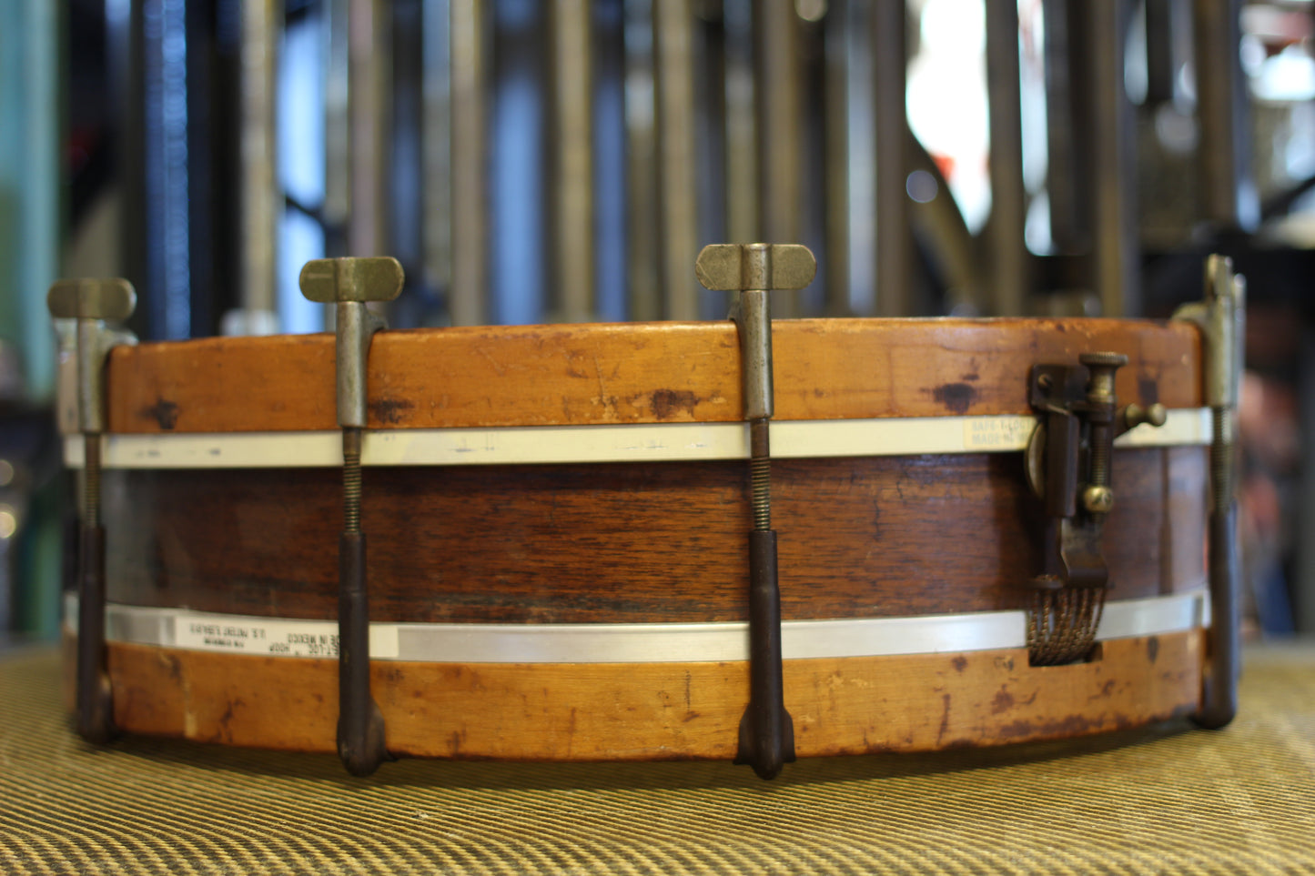 1920's Ludwig & Ludwig 3"x14" Thumb Rod Snare Drum