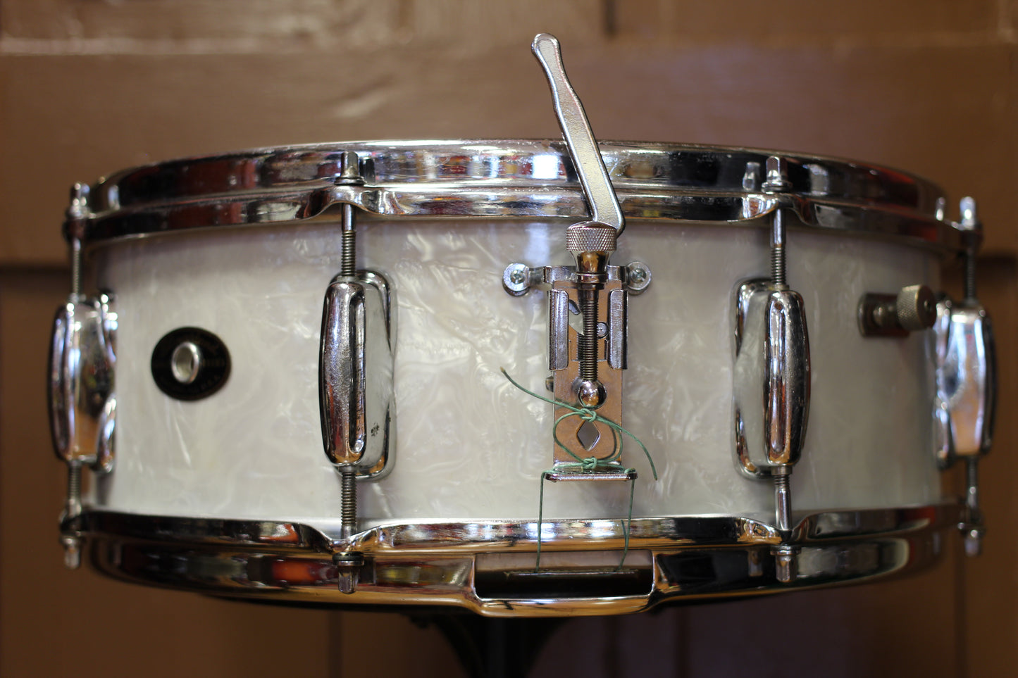 1950's Slingerland 5.5"x14" Student Model Radioking in White Marine Pearl