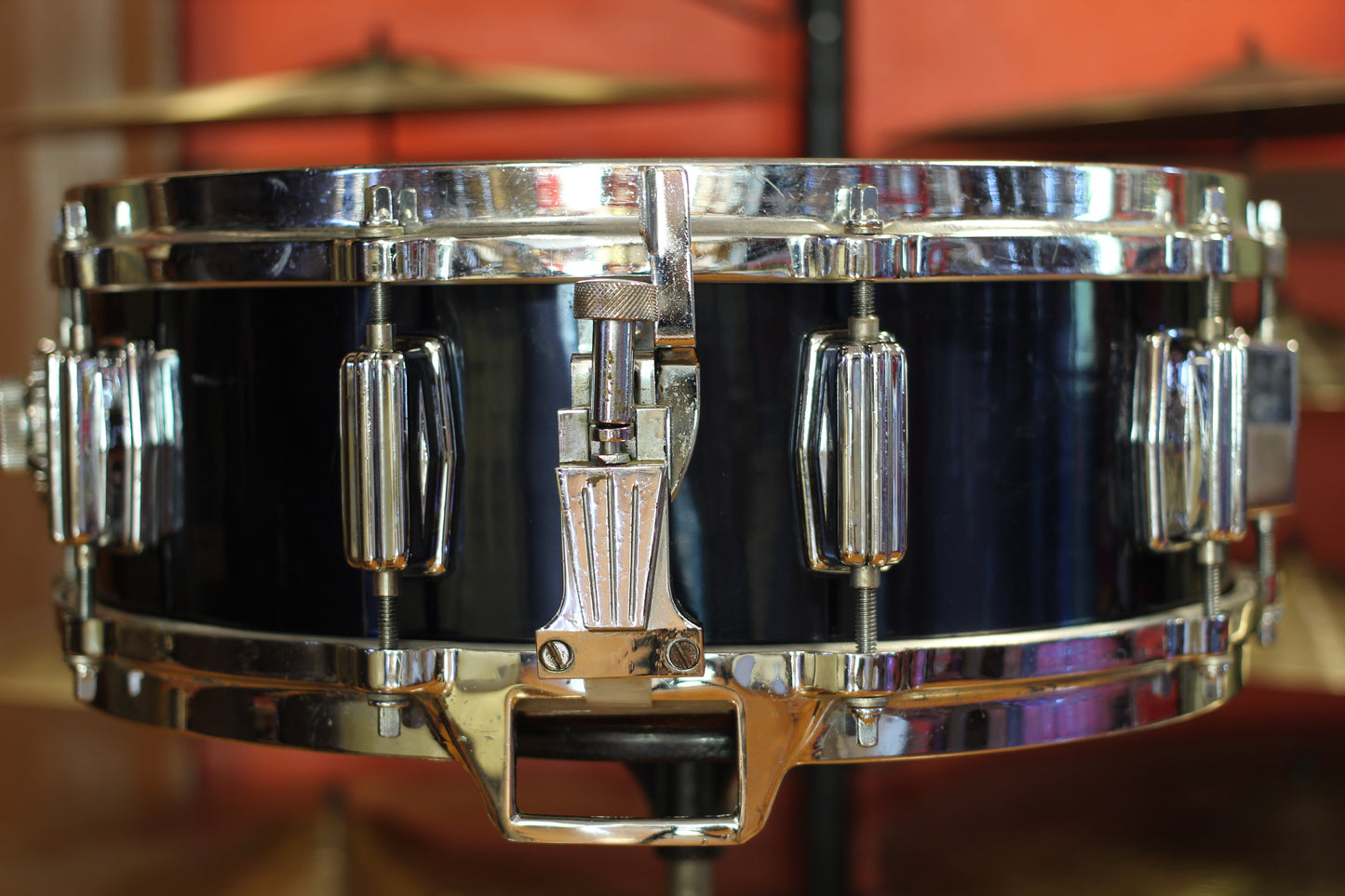 1980's Tama Fibrestar 5"x14" Snare Drum in Midnight Blue