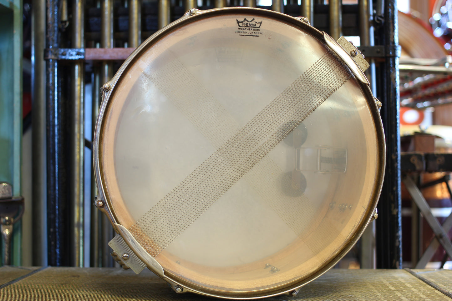 1940's Slingerland Radioking 'Buddy Schutz' Sparkling Silver Pearl 14x24 16x16 9x13 7x14