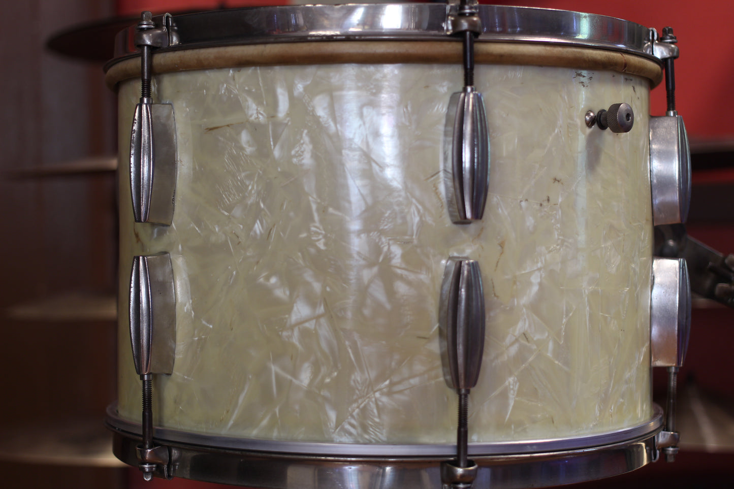 1940's Slingerland Radioking Gene Krupa Deluxe in Marine Pearl 14x26 16x16 9x13