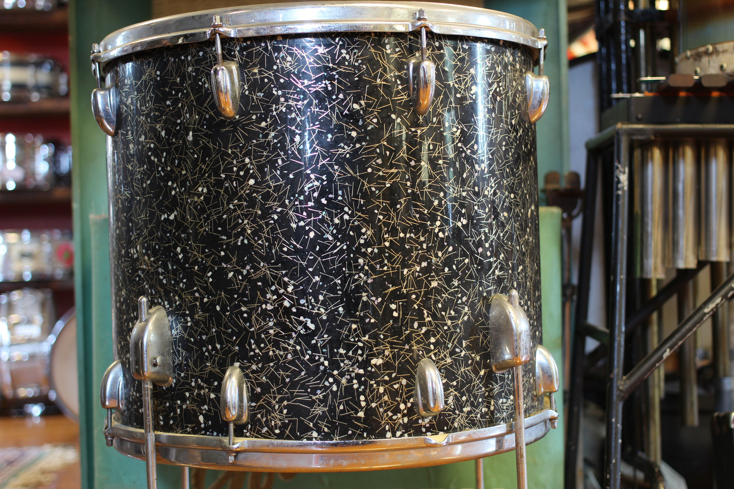 1961 Slingerland 16"x18" Floor Tom in Capri Pearl