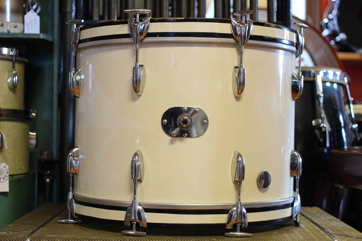 1960's Gretsch Progressive Jazz in White Gloss 14x20 14x14 8x12