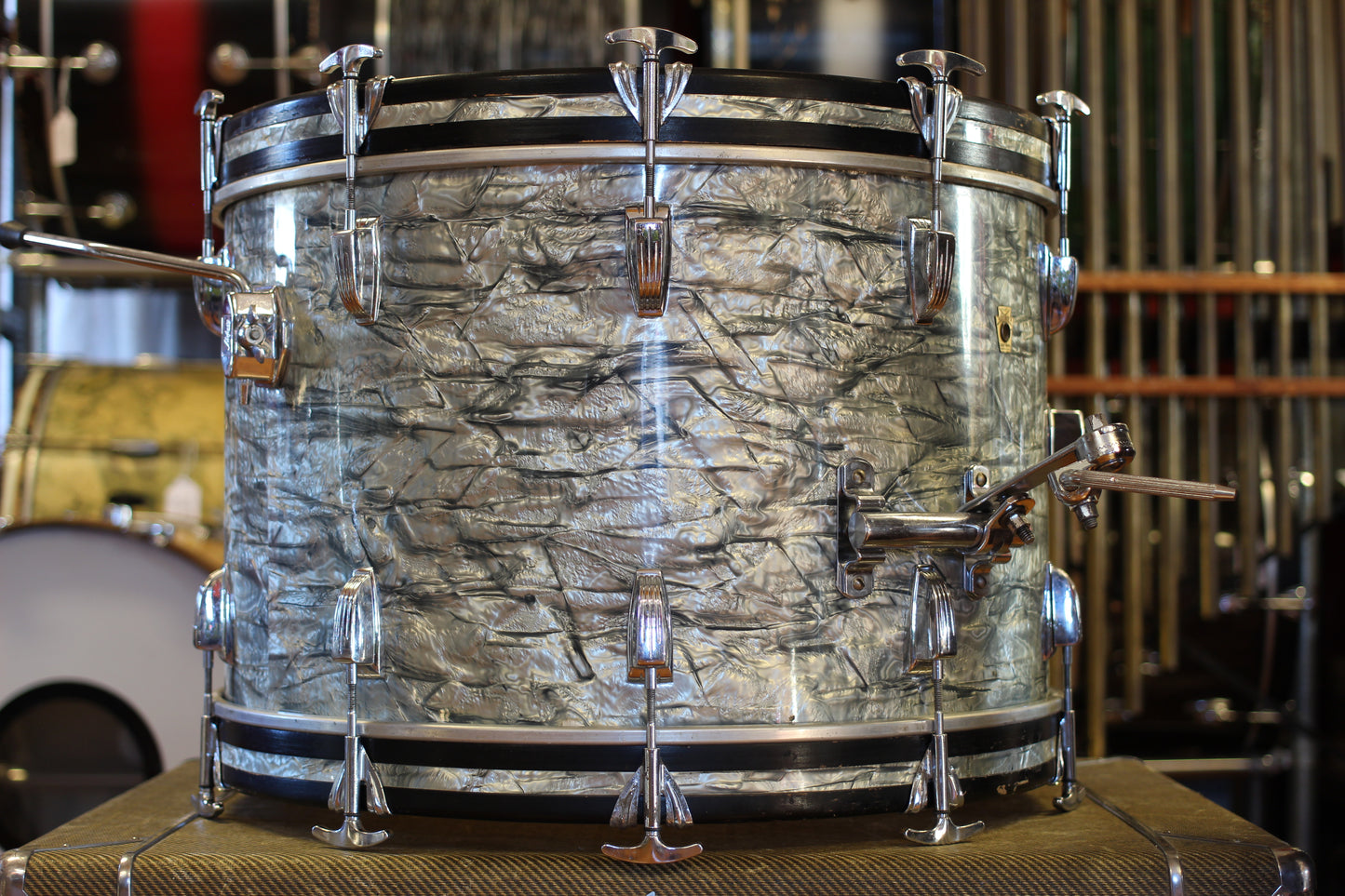 1969 Ludwig Super Classic in Sky Blue Pearl 14x22 16x16 9x13