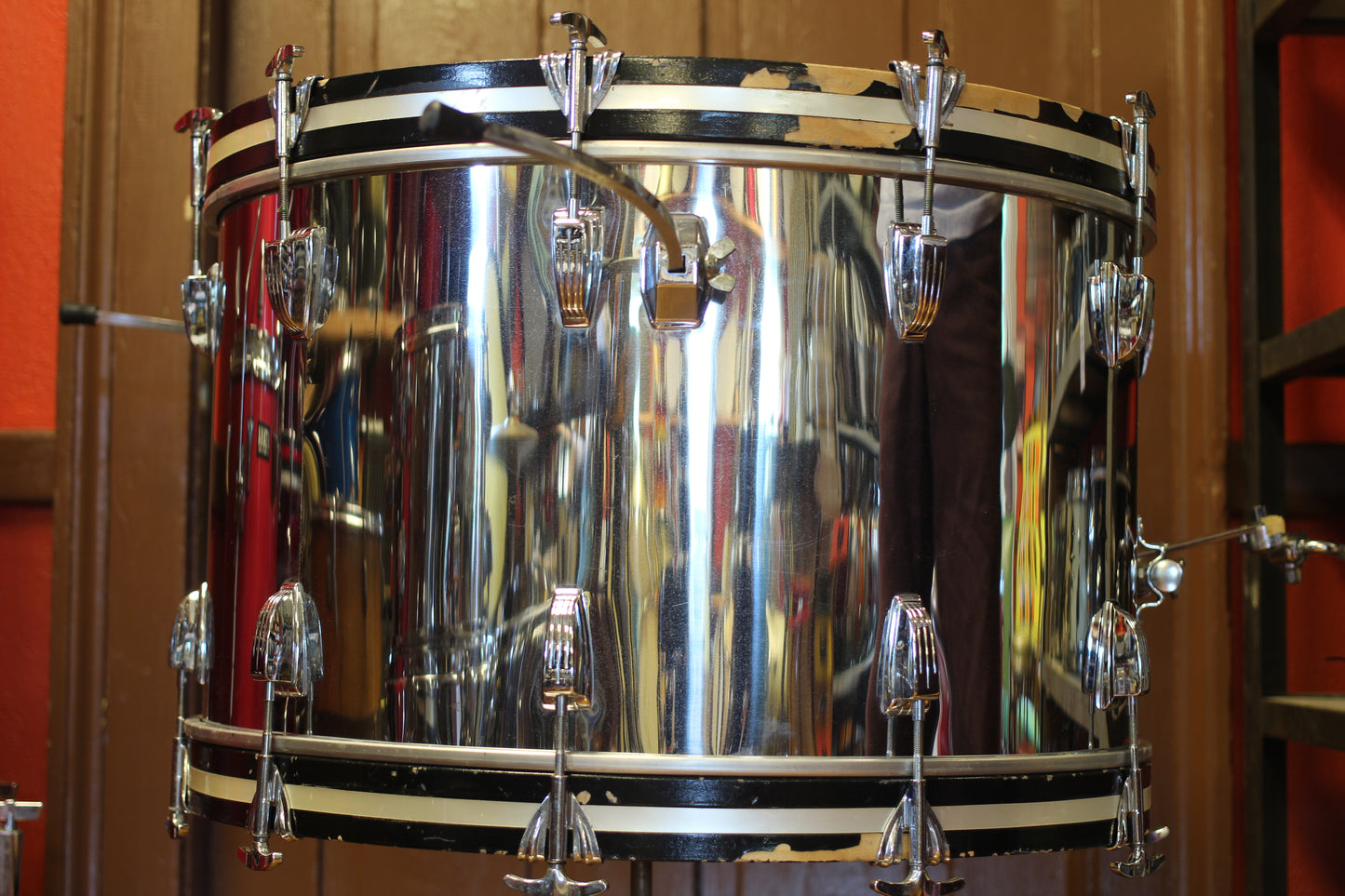 1973 Ludwig Pro Beat in Chrome 14x24 16x18 16x16 10x14