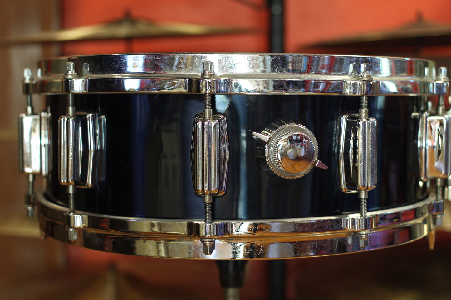 1980's Tama Fibrestar 5"x14" Snare Drum in Midnight Blue