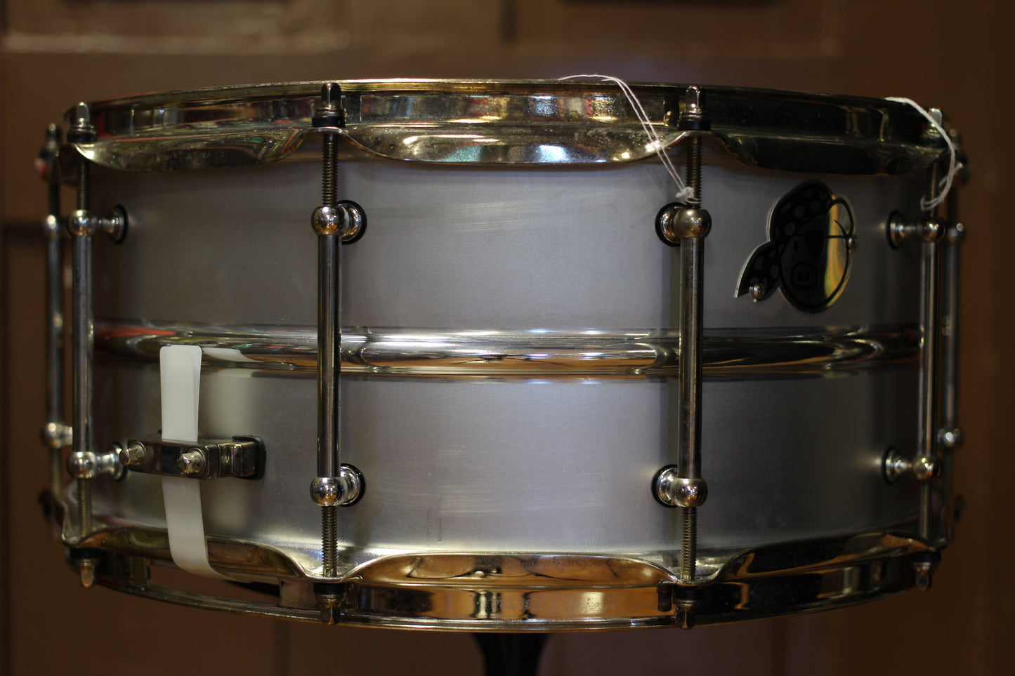 Pork Pie Percussion 6.5"x14" Aged Aluminum Snare Drum
