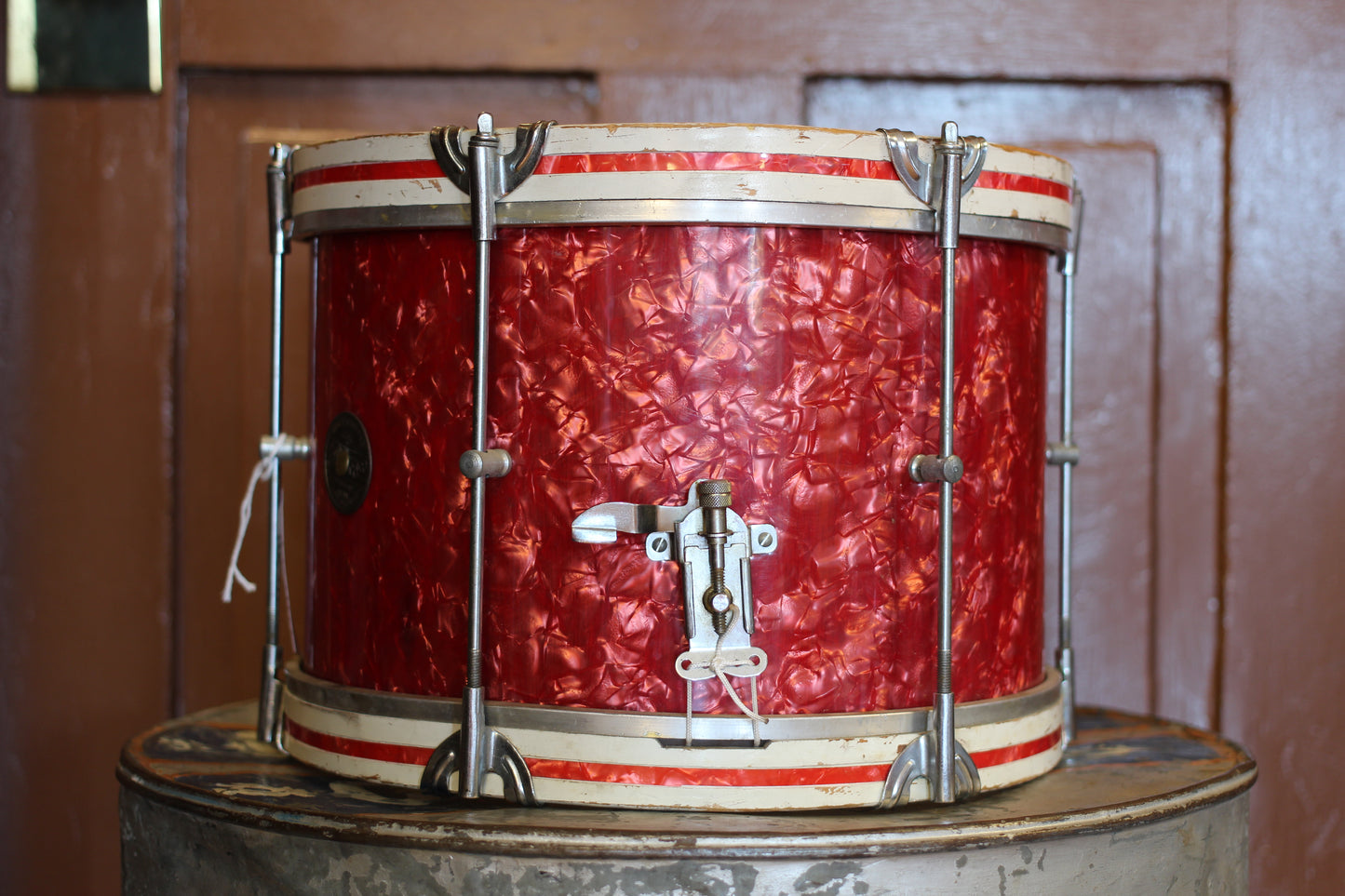 1960's Zim Gar 8"x12" Parade Snare in Rose Marine Pearl
