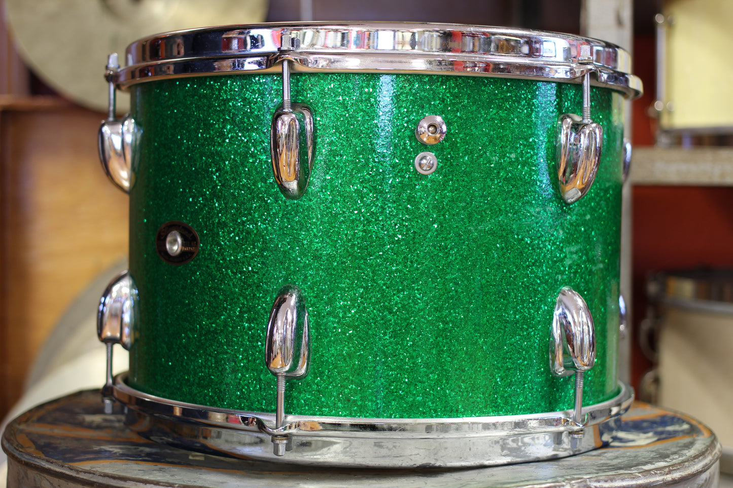 1960's Slingerland 'Gene Krupa Deluxe' in Sparkling Green Pearl 14x20 16x16 9x13
