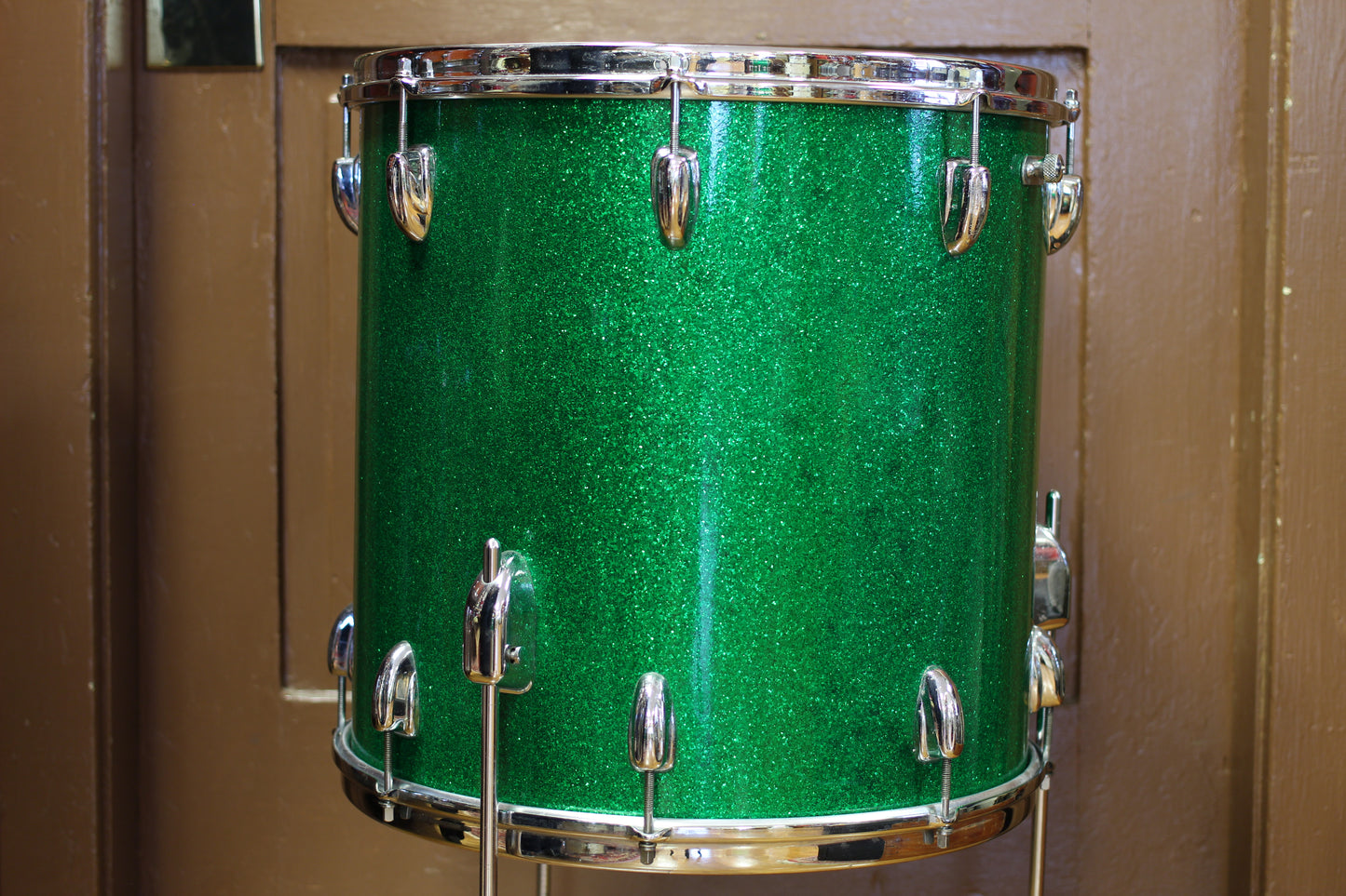 1960's Slingerland 'Gene Krupa Deluxe' in Sparkling Green Pearl 14x20 16x16 9x13