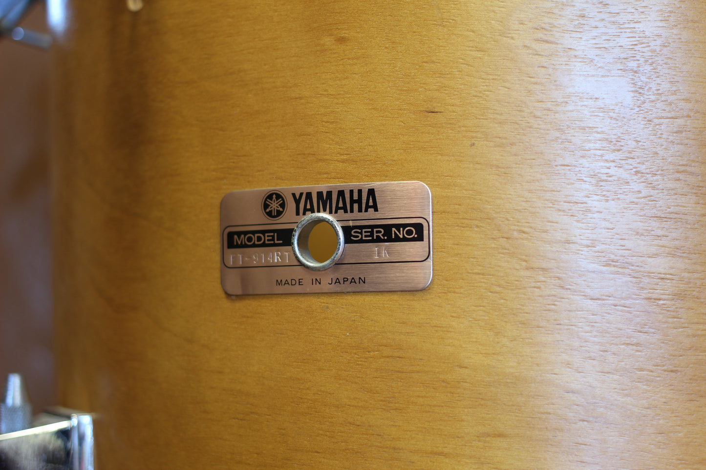 1970's Yamaha Timpani Floor Tom 14"x14" in Real Wood