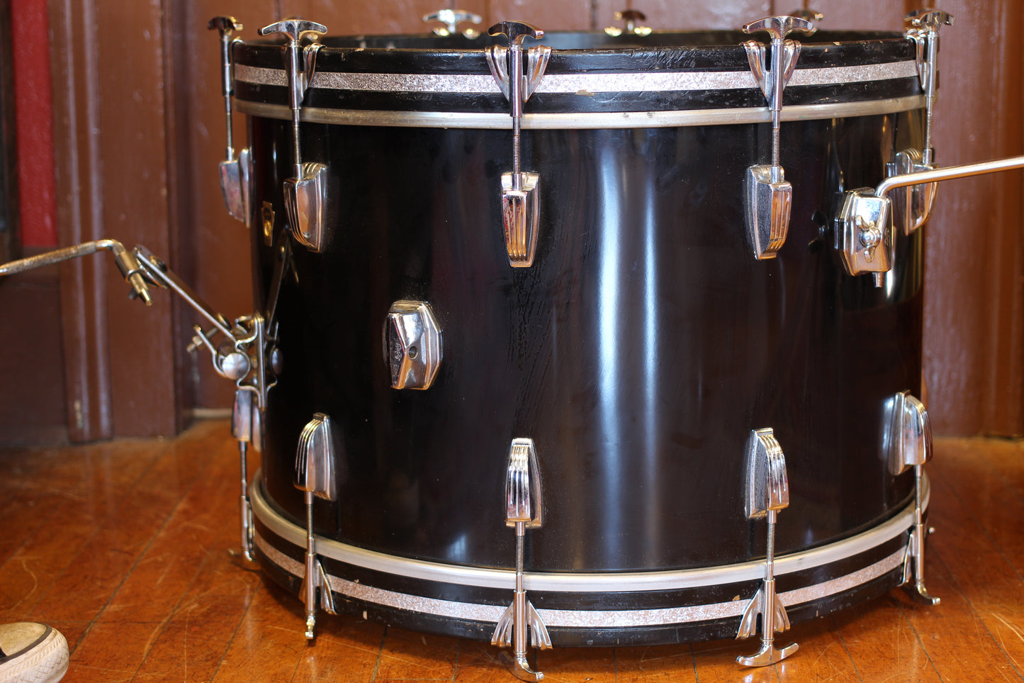 1959 Ludwig Super Classic in Black 14x22 16x16 9x13