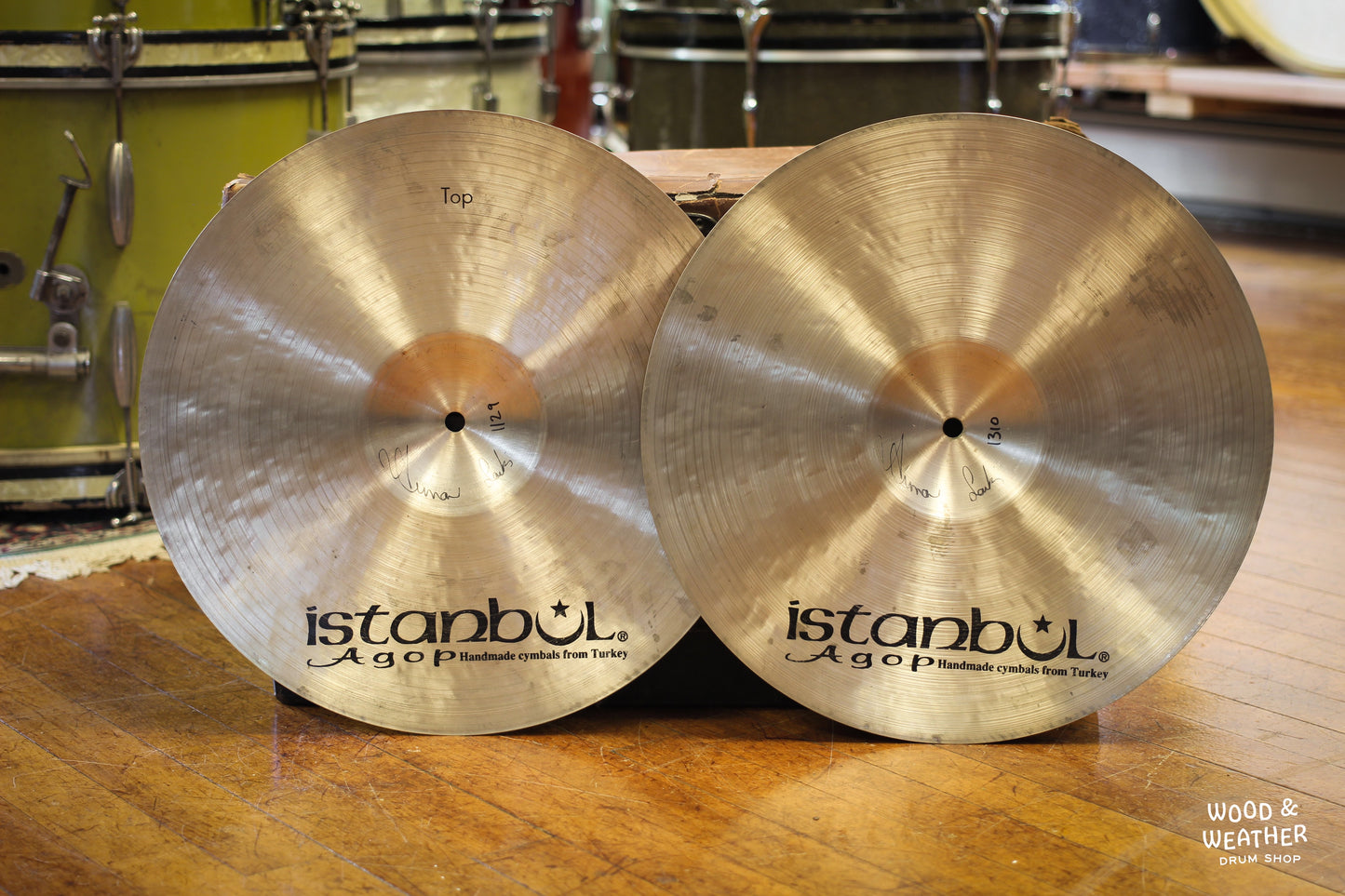 Used Istanbul Agop 16" Traditional Light Hi-Hats 1129/1310g