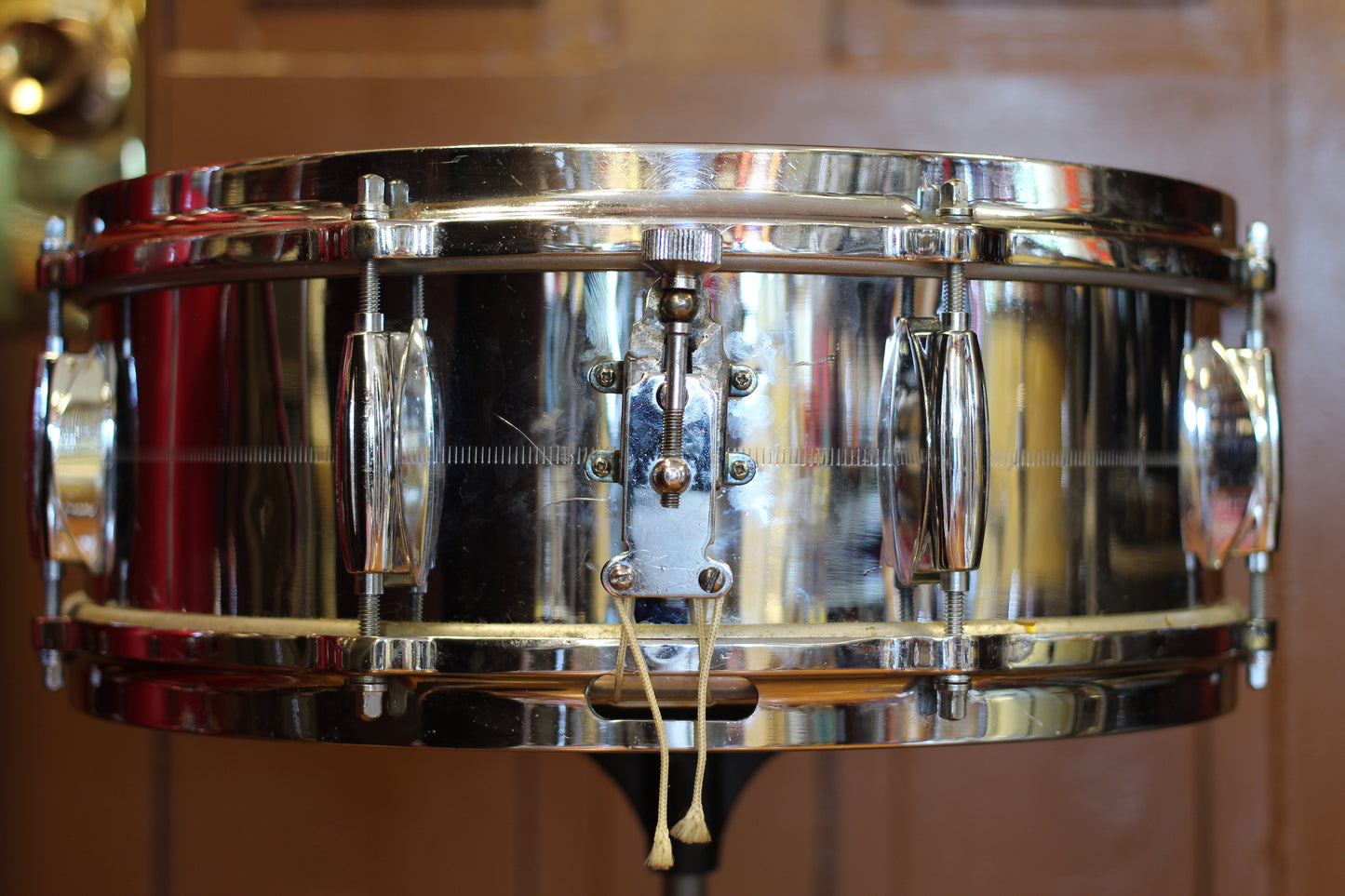 1970's Gretsch '4160' Snare Drum 5"x14" Chrome over Brass