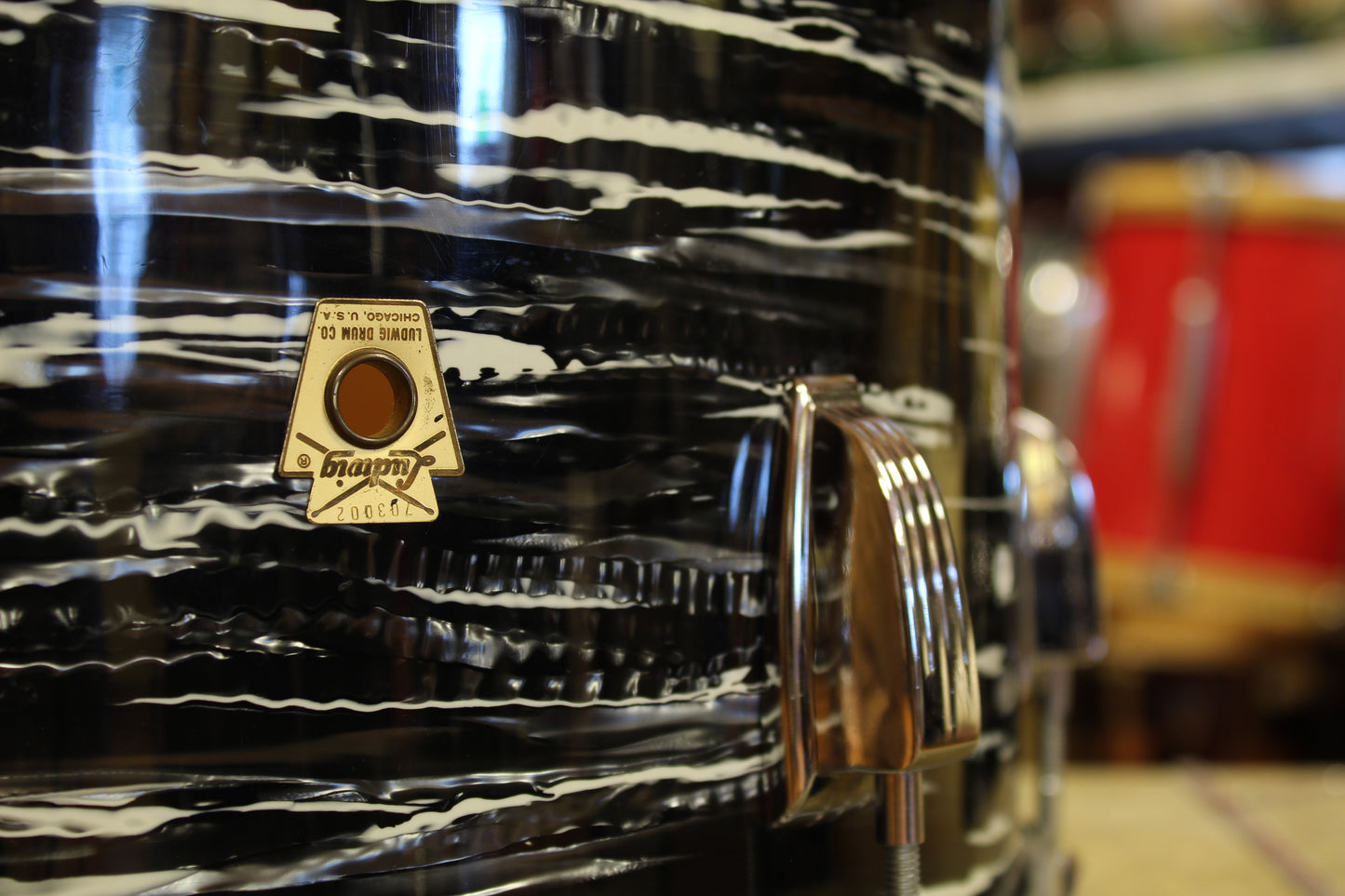 1969 Ludwig Super Classic in Oyster Black Pearl 14x22 16x16 9x13