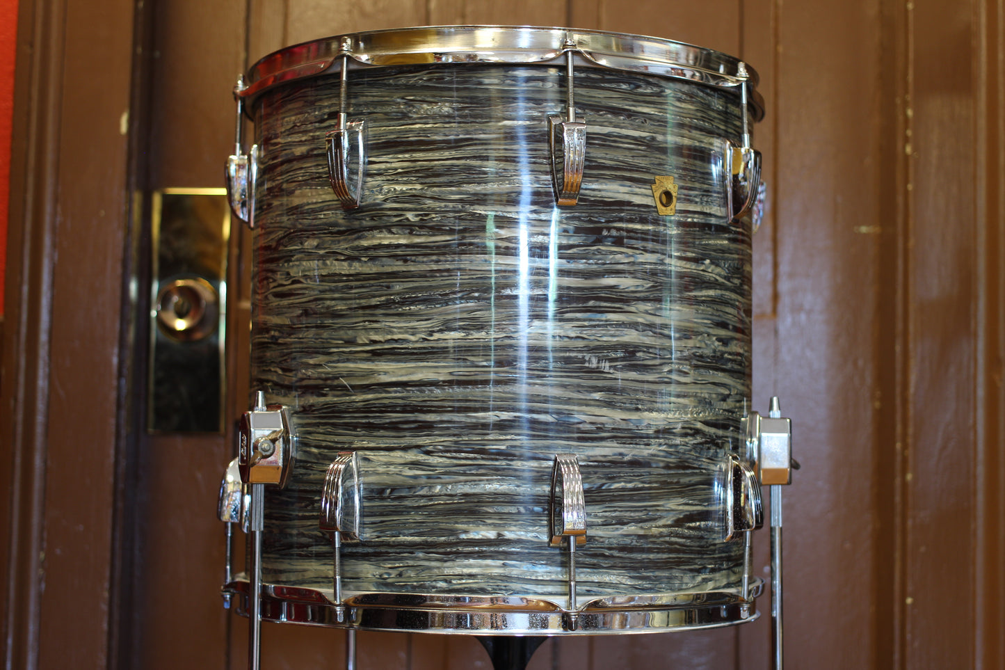1960's Ludwig 'New Yorker' in Oyster Blue Pearl 12x22 16x16 9x13