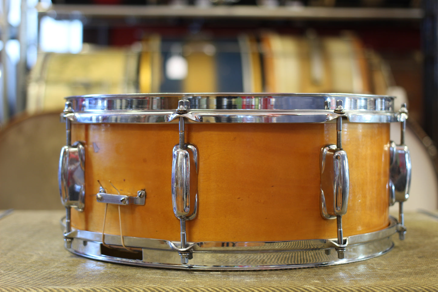 1960's Slingerland Festival Model 5.5"x14" in Natural Maple