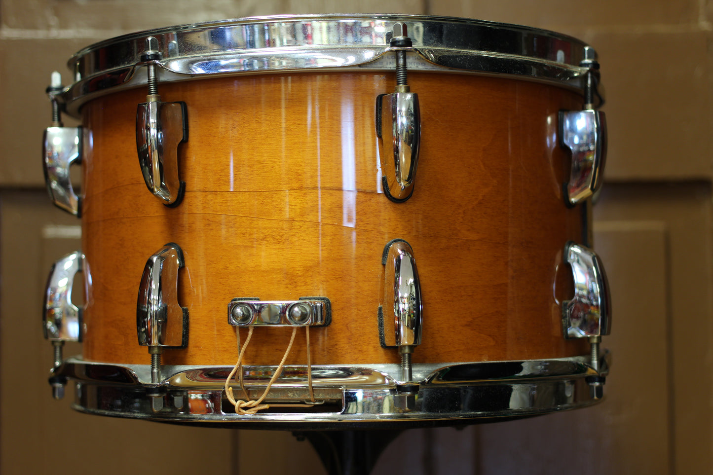 Used - Pearl Maple Shell 7"x12" Soprano Snare in Liquid Amber