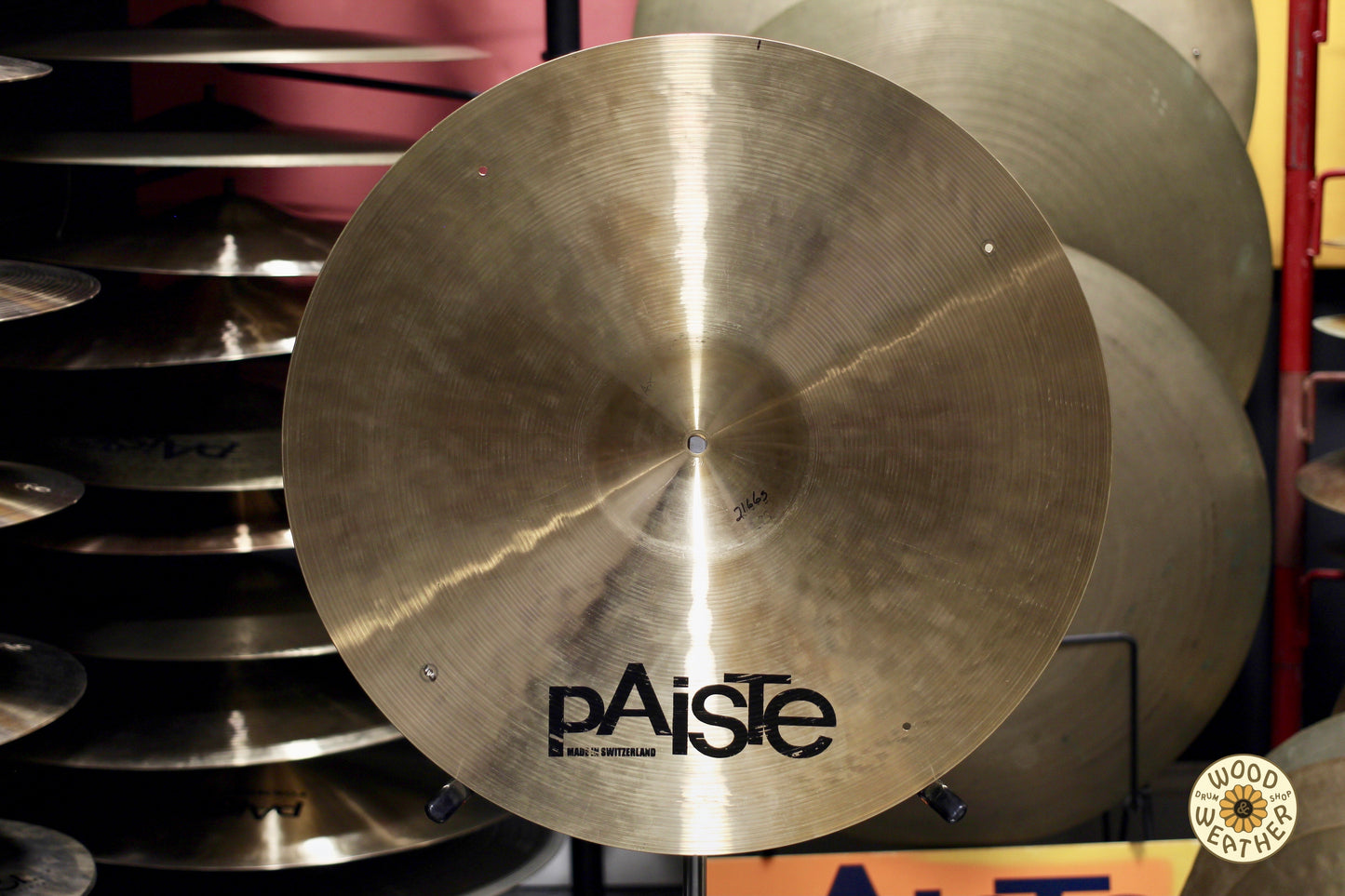 Used Paiste 20" Twenty Prototype Ride Cymbal 2166g