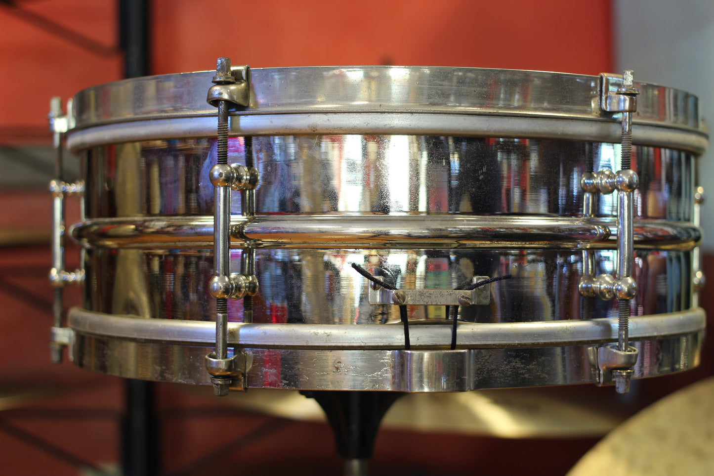 1920's Ludwig Pioneer 5"x14" Nickel over Brass