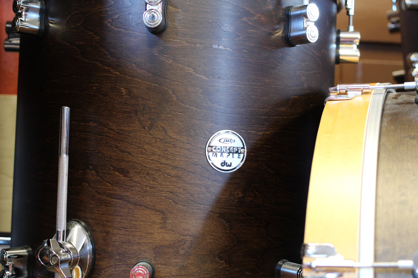 Used PDP Classic Concept Maple in Satin Walnut 16x22 16x16 9x13