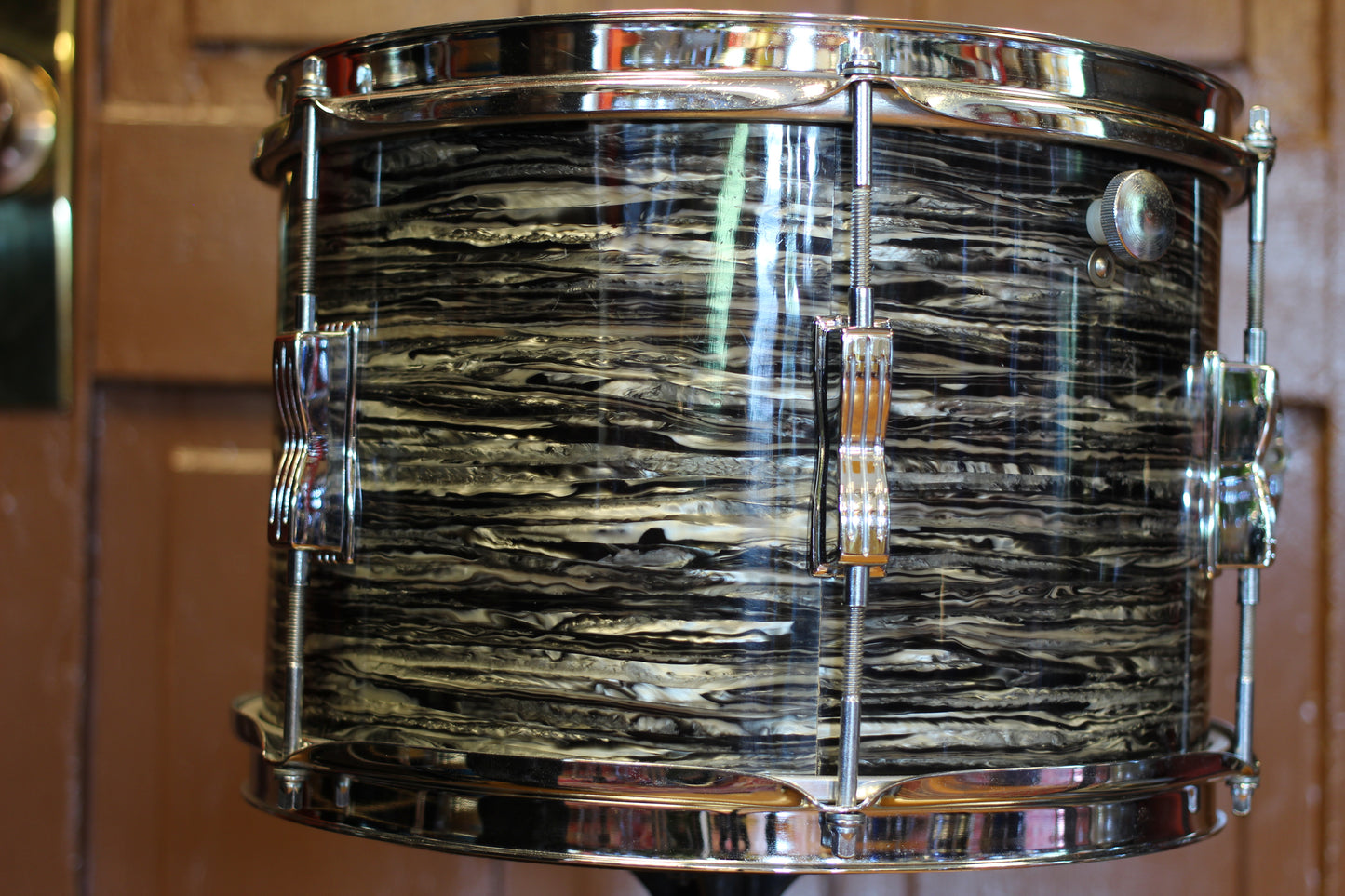1968 Ludwig Club Date in Oyster Black Pearl 14x20 14x14 8x12