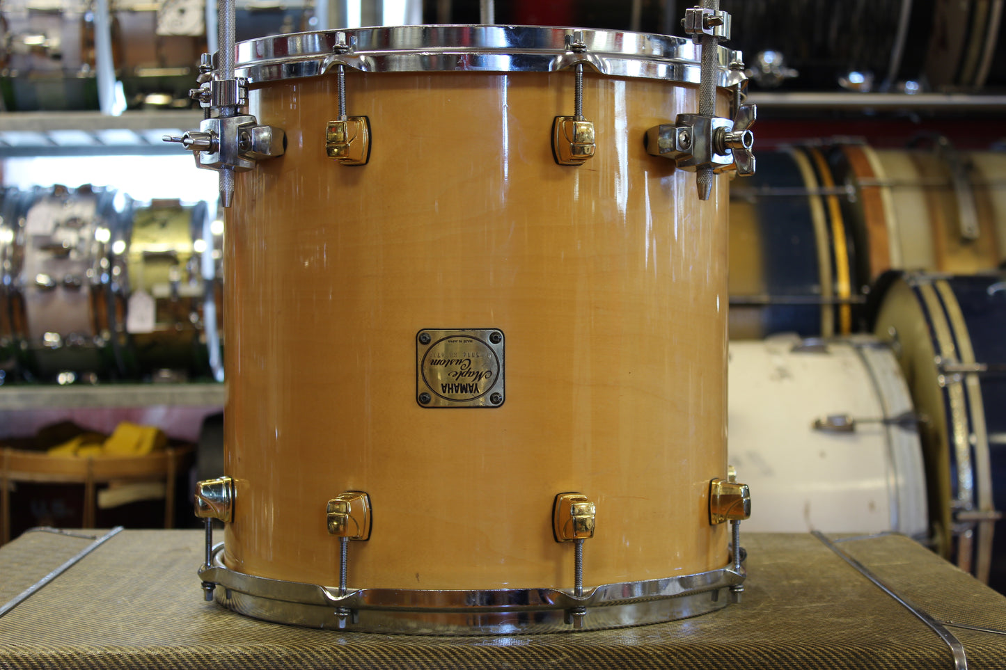 1990's Yamaha Maple Custom Bop in Natural Maple 14x18 14x14 8x12