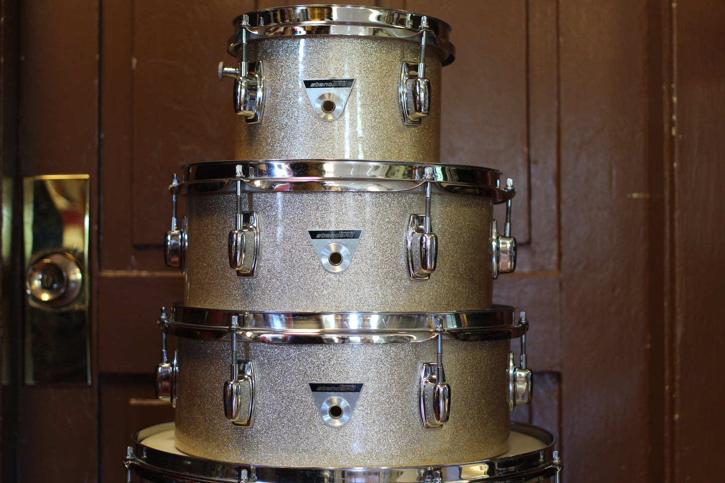 1970's Ludwig Standard 'Single Six' in Silver Mist