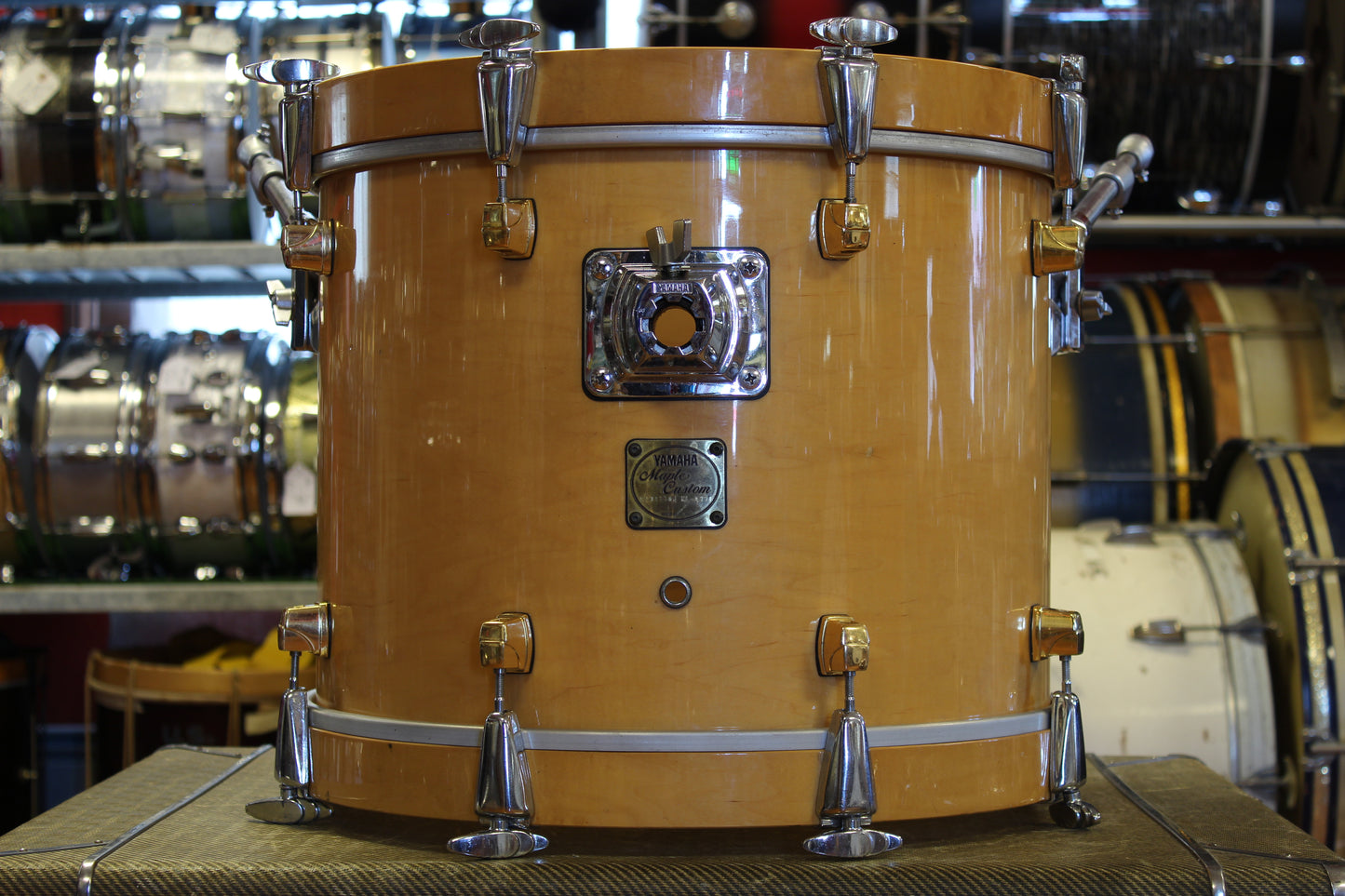 1990's Yamaha Maple Custom Bop in Natural Maple 14x18 14x14 8x12