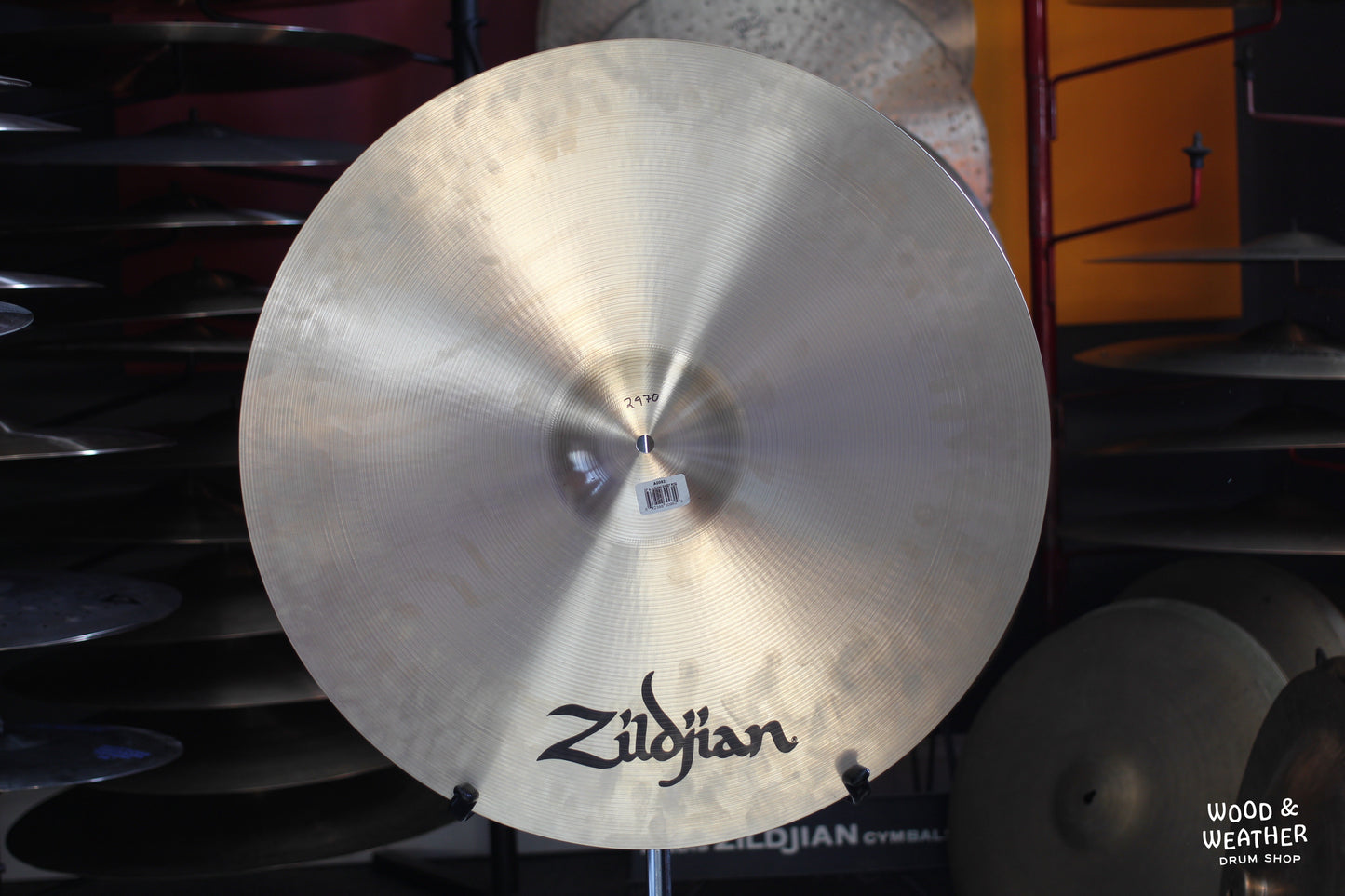 Used Zildjian 23" A Sweet Ride Cymbal 2970g