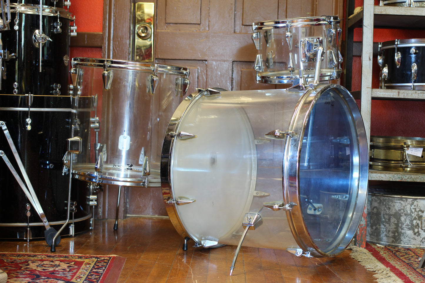 1970's Zicko's '400' Series Drum Kit 18"x22" 16"x16" 8x12"