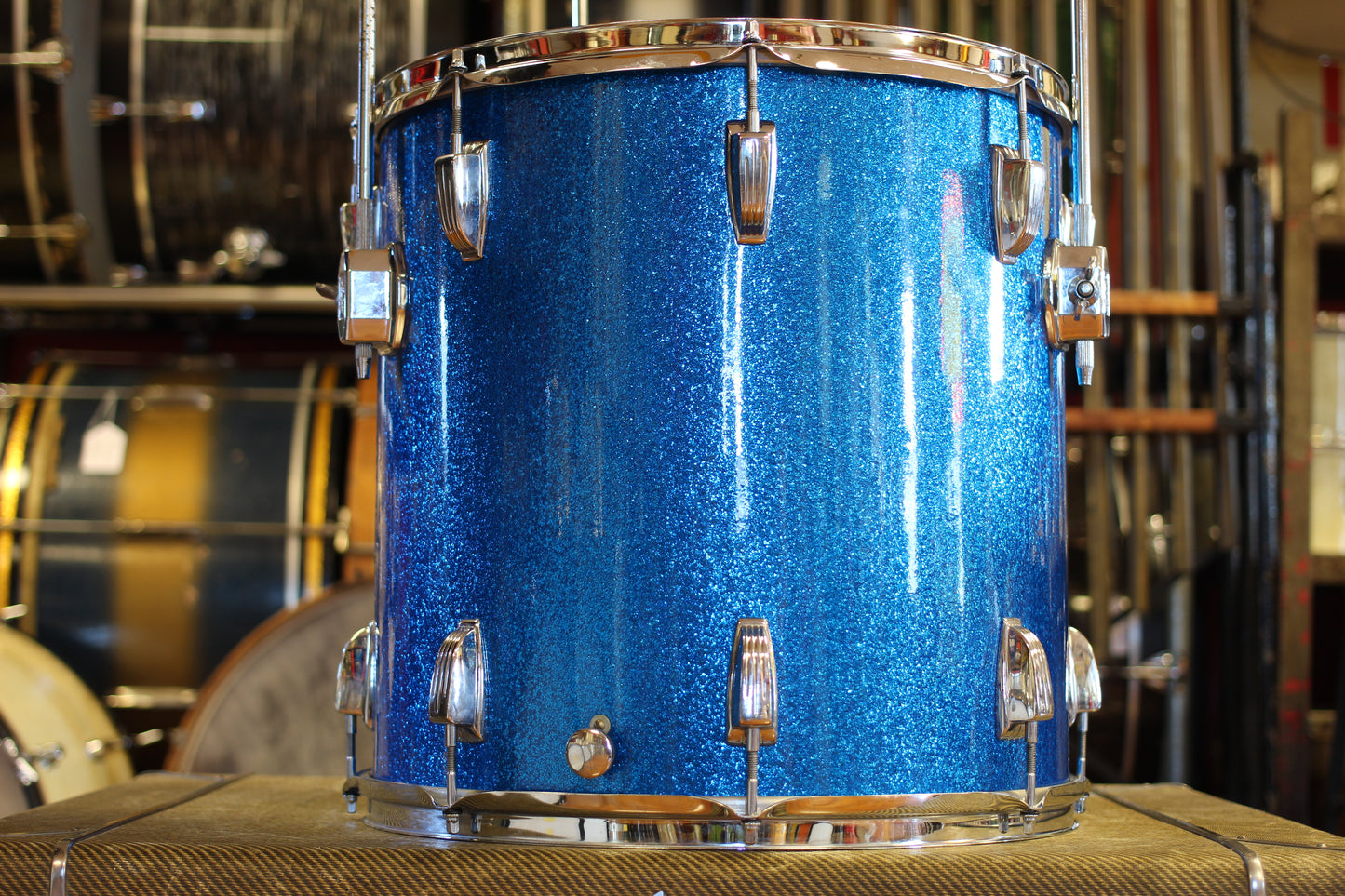 1970's Ludwig Super Classic in Blue Sparkle 14x22 16x16 9x13