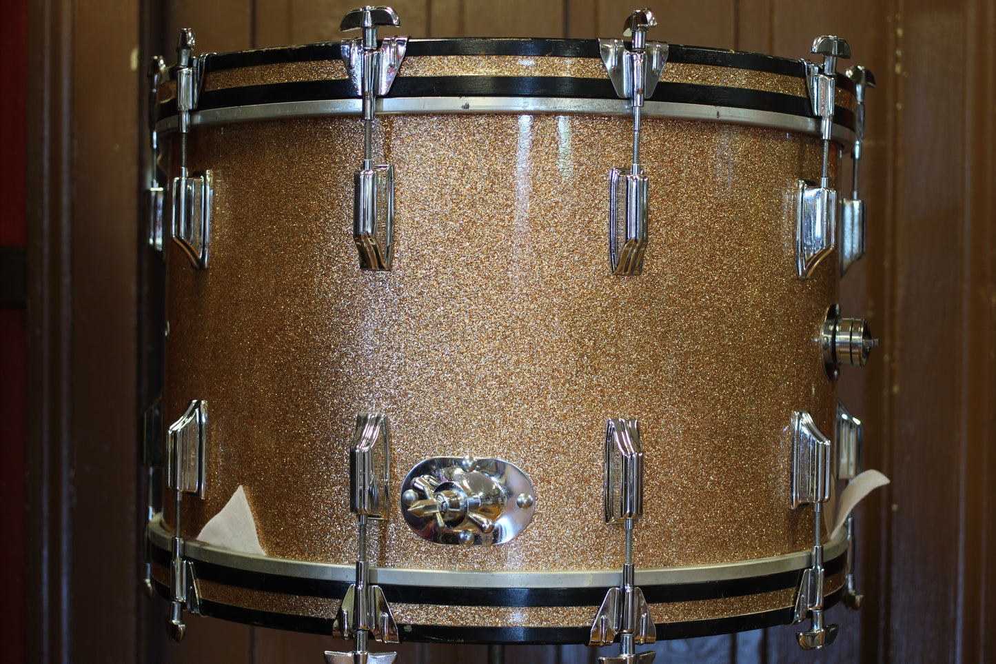 1960's Rogers Buddy Rich Celebrity Outfit in Champagne Sparkle 14x22 16x16 9x13