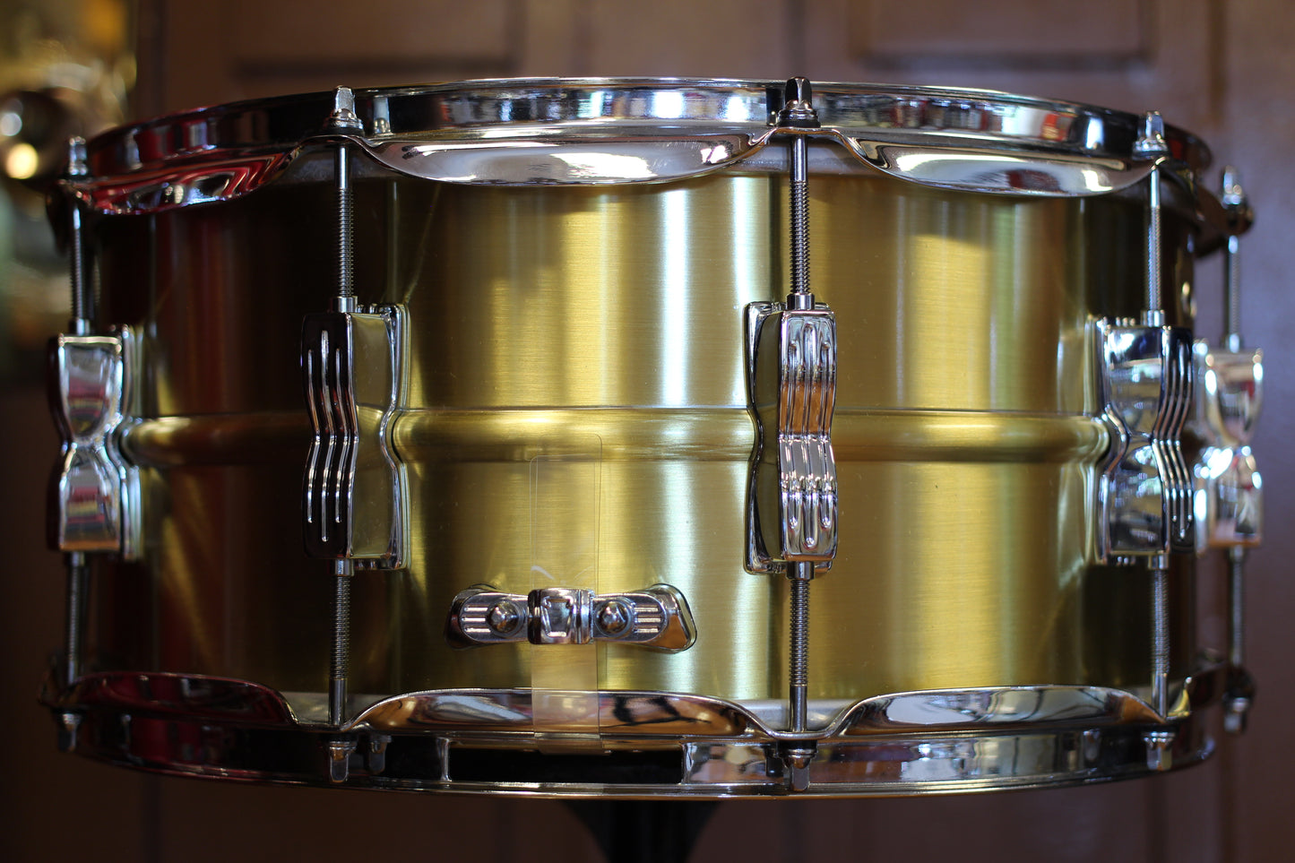 2021 Ludwig Acro Brass Snare Drum 6.5"x14" in Brushed Brass