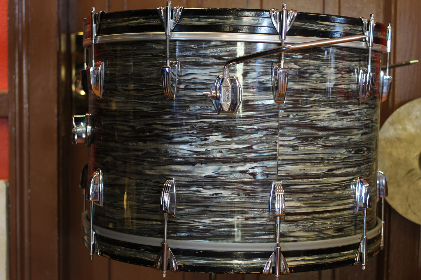 1966 Ludwig Super Classic in Oytser Blue Pearl 14x22 16x16 9x13