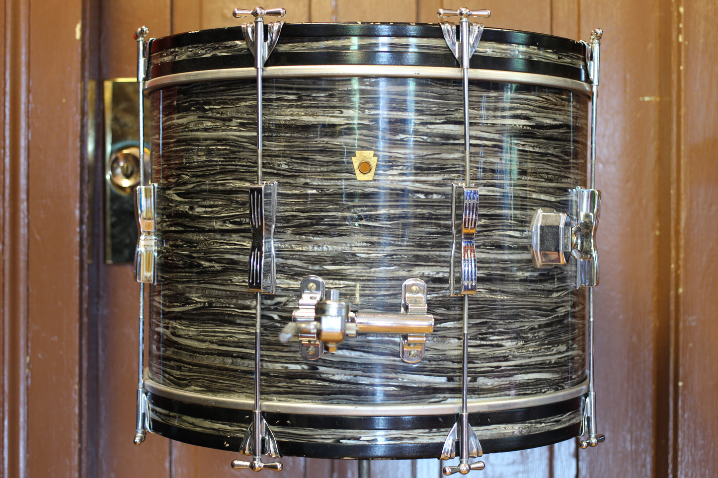 1968 Ludwig Club Date in Oyster Black Pearl 14x20 14x14 8x12