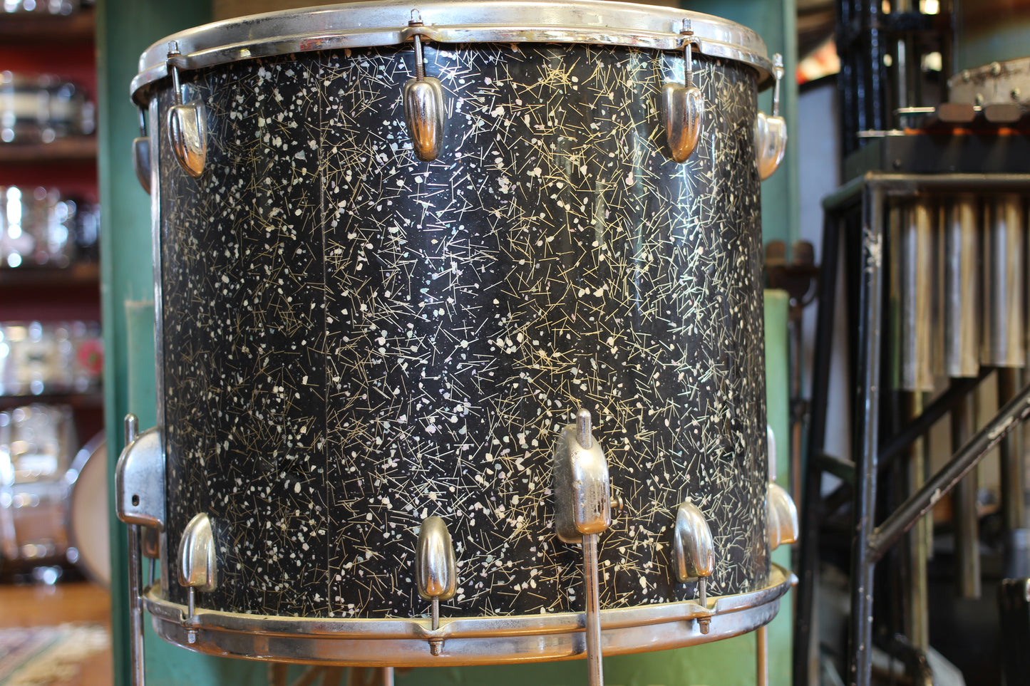 1961 Slingerland 16"x18" Floor Tom in Capri Pearl