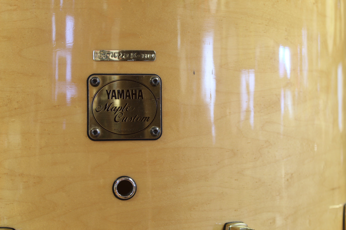 1992 Yamaha Maple Custom in Natural Maple 16x22 16x16 11x13 10x12 10x10