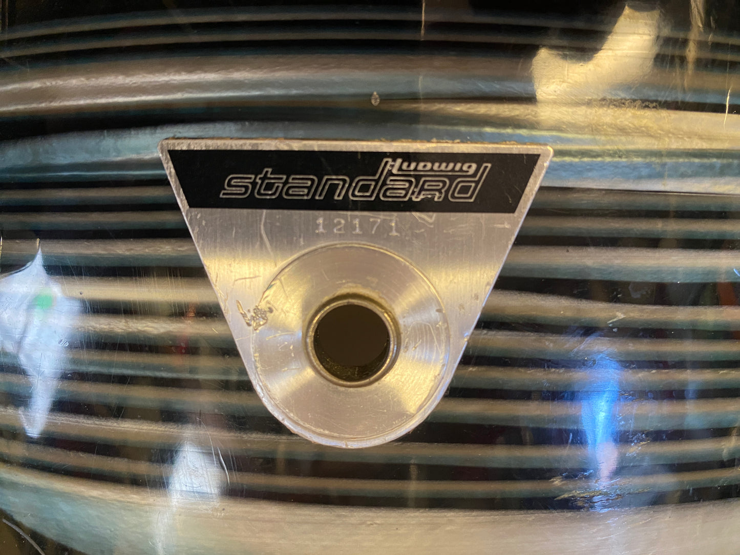 1970's Ludwig Standard S-300 in Blue Strata 14x20 14x14 5x14 8x12